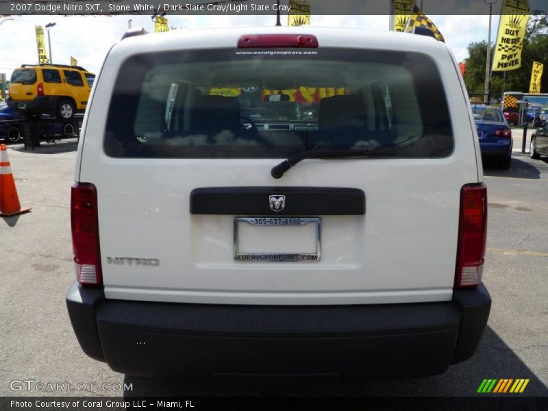 Stone White / Dark Slate Gray/Light Slate Gray 2007 Dodge Nitro SXT