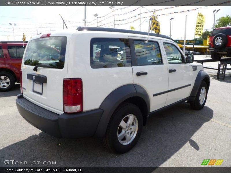 Stone White / Dark Slate Gray/Light Slate Gray 2007 Dodge Nitro SXT