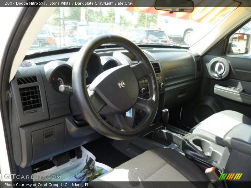 Stone White / Dark Slate Gray/Light Slate Gray 2007 Dodge Nitro SXT