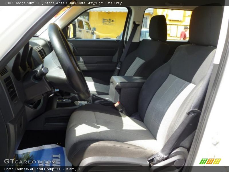 Stone White / Dark Slate Gray/Light Slate Gray 2007 Dodge Nitro SXT