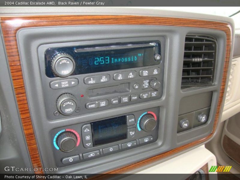 Black Raven / Pewter Gray 2004 Cadillac Escalade AWD