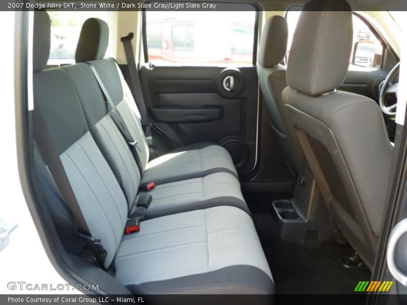 Stone White / Dark Slate Gray/Light Slate Gray 2007 Dodge Nitro SXT