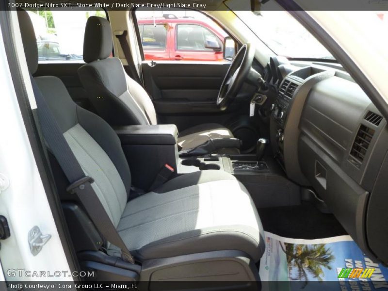 Stone White / Dark Slate Gray/Light Slate Gray 2007 Dodge Nitro SXT