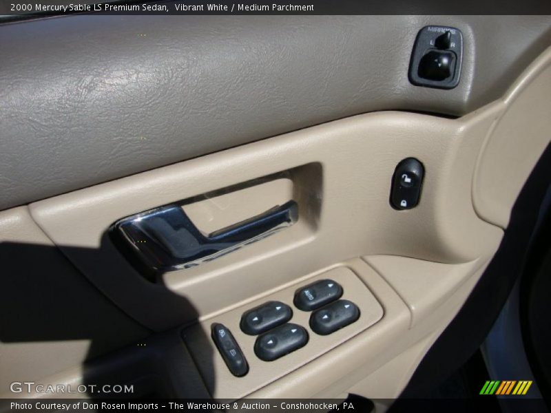 Vibrant White / Medium Parchment 2000 Mercury Sable LS Premium Sedan