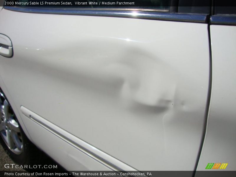 Vibrant White / Medium Parchment 2000 Mercury Sable LS Premium Sedan