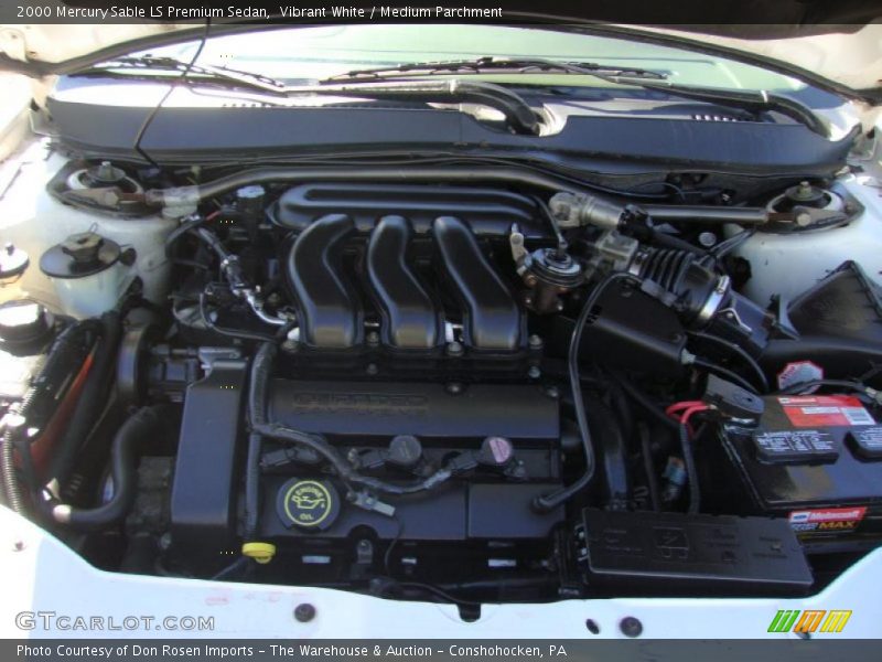 Vibrant White / Medium Parchment 2000 Mercury Sable LS Premium Sedan