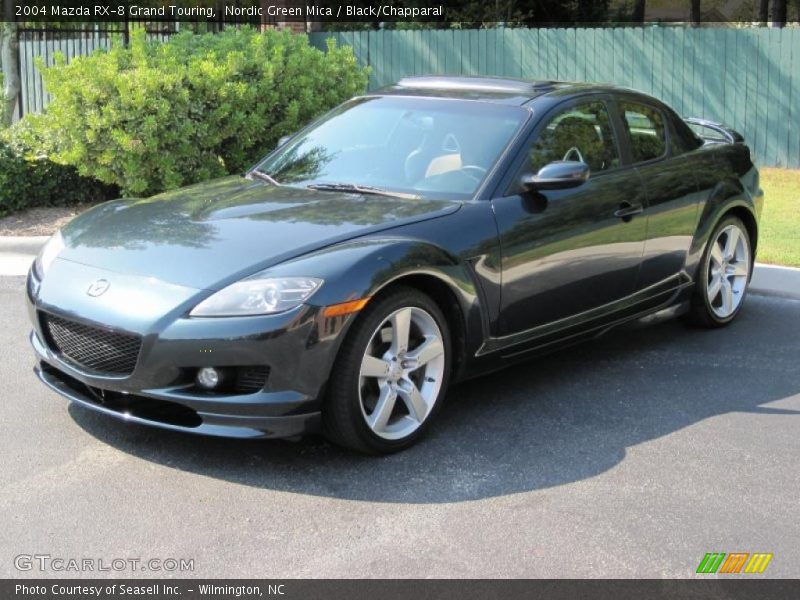 Nordic Green Mica / Black/Chapparal 2004 Mazda RX-8 Grand Touring