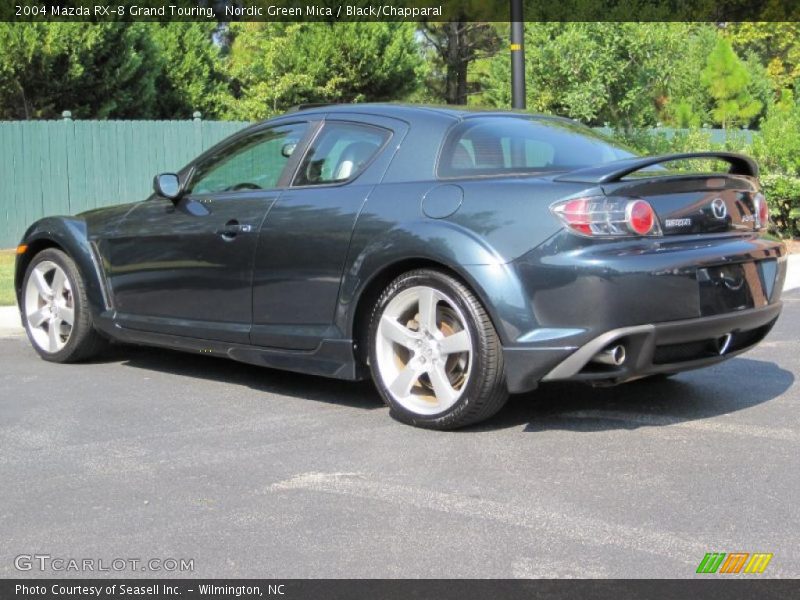 Nordic Green Mica / Black/Chapparal 2004 Mazda RX-8 Grand Touring