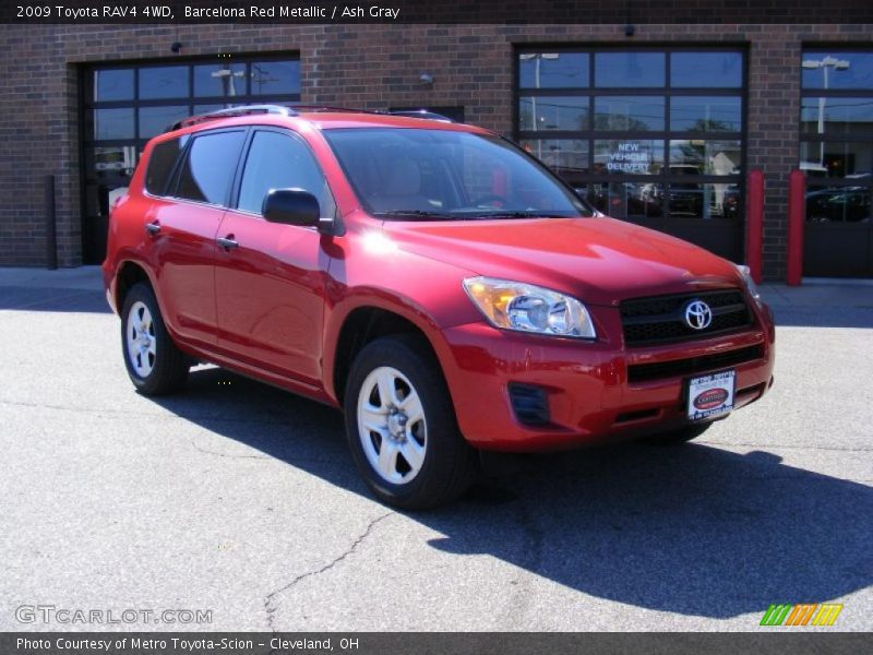 Barcelona Red Metallic / Ash Gray 2009 Toyota RAV4 4WD