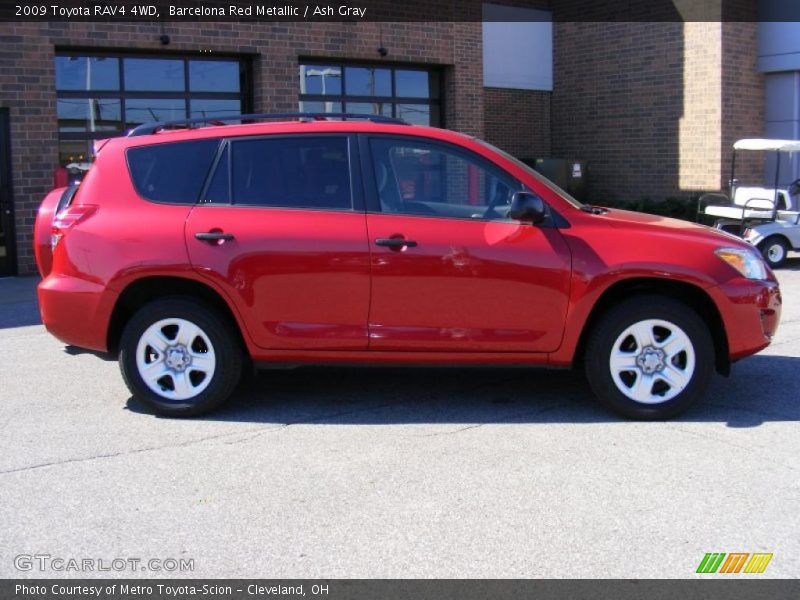 Barcelona Red Metallic / Ash Gray 2009 Toyota RAV4 4WD