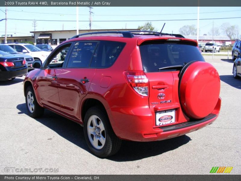 Barcelona Red Metallic / Ash Gray 2009 Toyota RAV4 4WD