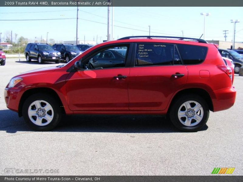 Barcelona Red Metallic / Ash Gray 2009 Toyota RAV4 4WD