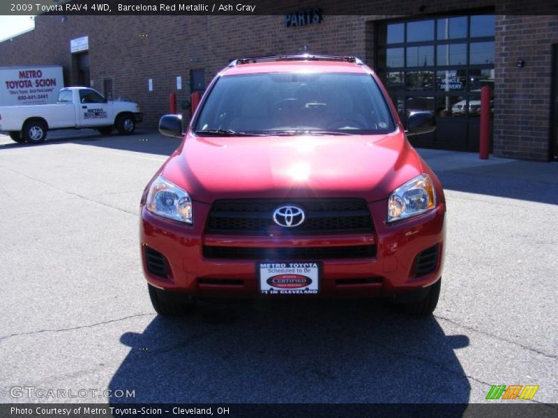 Barcelona Red Metallic / Ash Gray 2009 Toyota RAV4 4WD