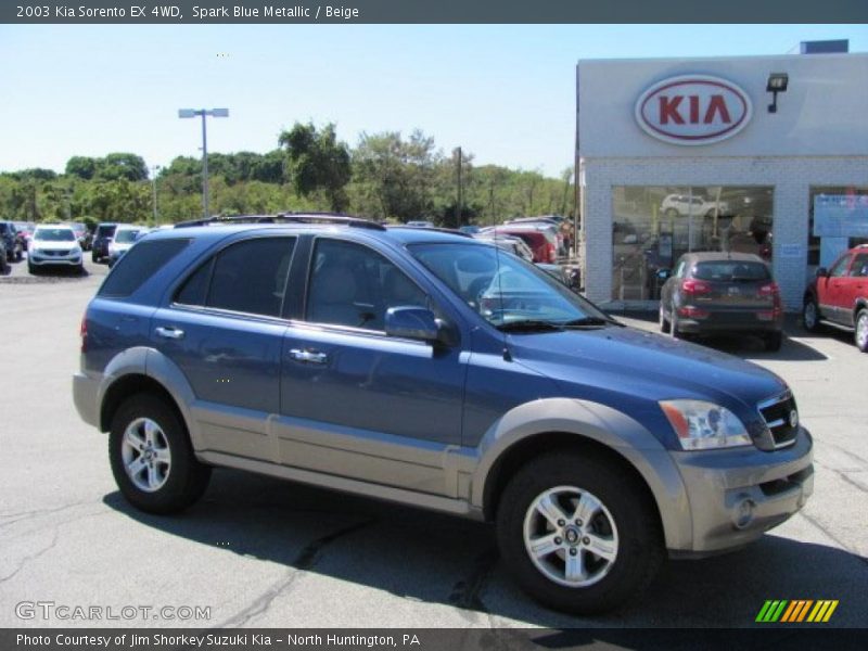 Spark Blue Metallic / Beige 2003 Kia Sorento EX 4WD