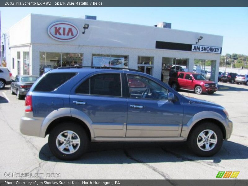 Spark Blue Metallic / Beige 2003 Kia Sorento EX 4WD