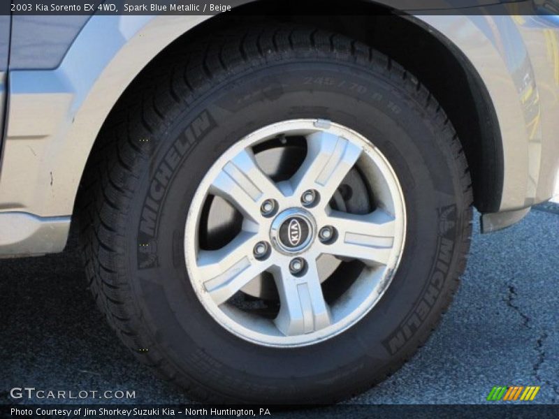 Spark Blue Metallic / Beige 2003 Kia Sorento EX 4WD
