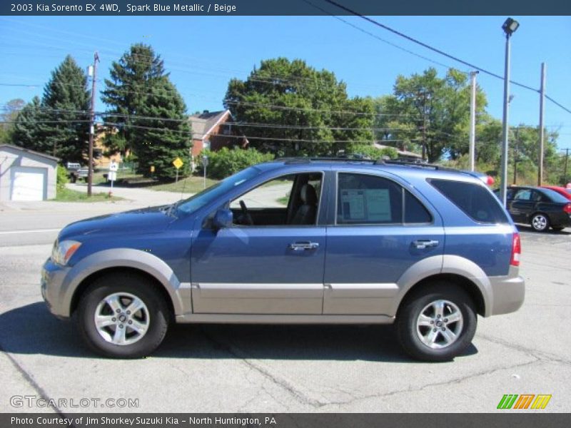 Spark Blue Metallic / Beige 2003 Kia Sorento EX 4WD