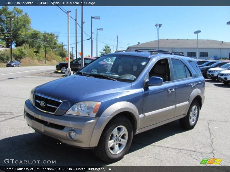 Spark Blue Metallic / Beige 2003 Kia Sorento EX 4WD