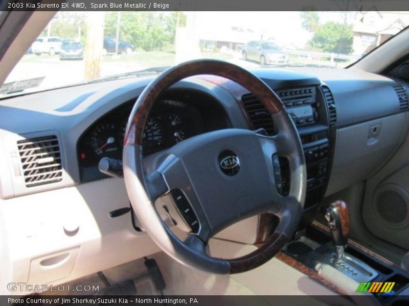 Spark Blue Metallic / Beige 2003 Kia Sorento EX 4WD