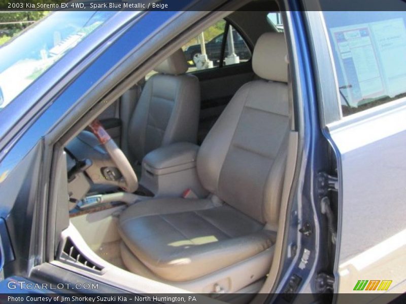 Spark Blue Metallic / Beige 2003 Kia Sorento EX 4WD