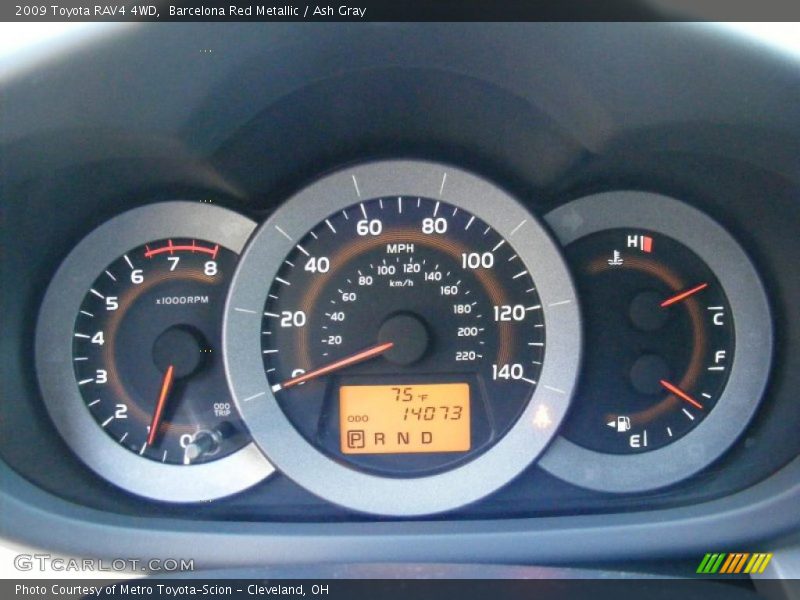Barcelona Red Metallic / Ash Gray 2009 Toyota RAV4 4WD