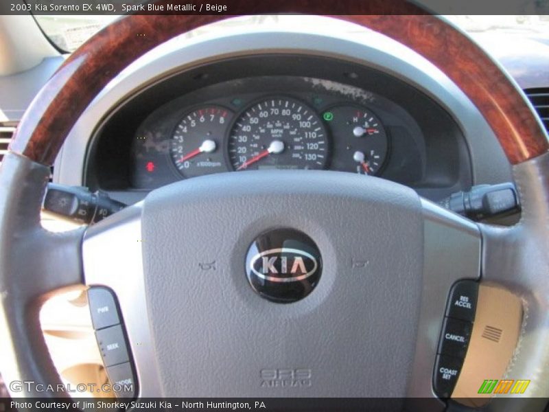 Spark Blue Metallic / Beige 2003 Kia Sorento EX 4WD
