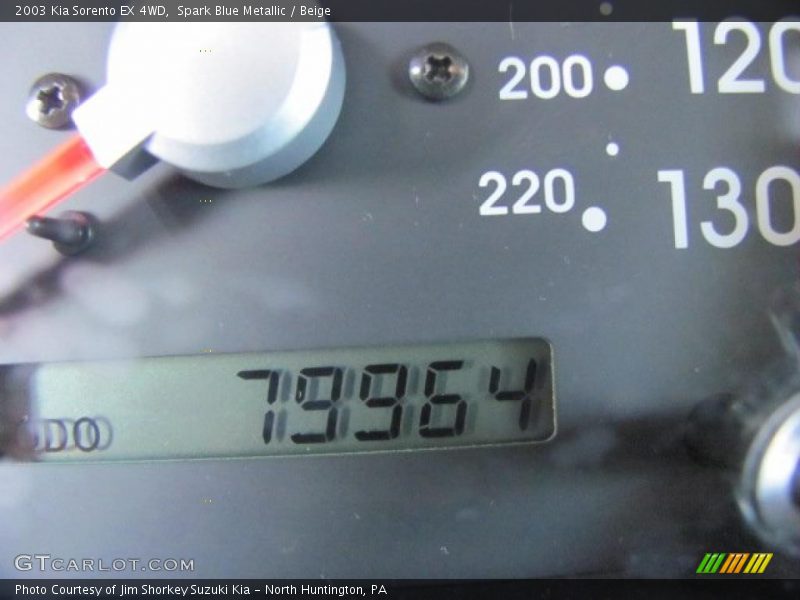 Spark Blue Metallic / Beige 2003 Kia Sorento EX 4WD