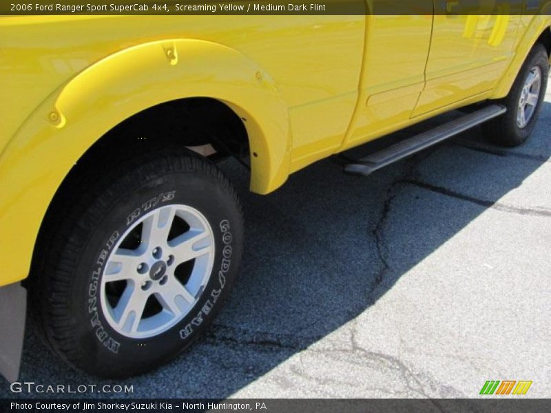 Screaming Yellow / Medium Dark Flint 2006 Ford Ranger Sport SuperCab 4x4