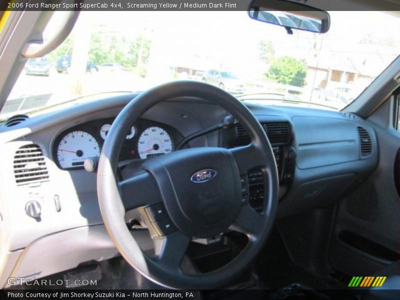 Screaming Yellow / Medium Dark Flint 2006 Ford Ranger Sport SuperCab 4x4