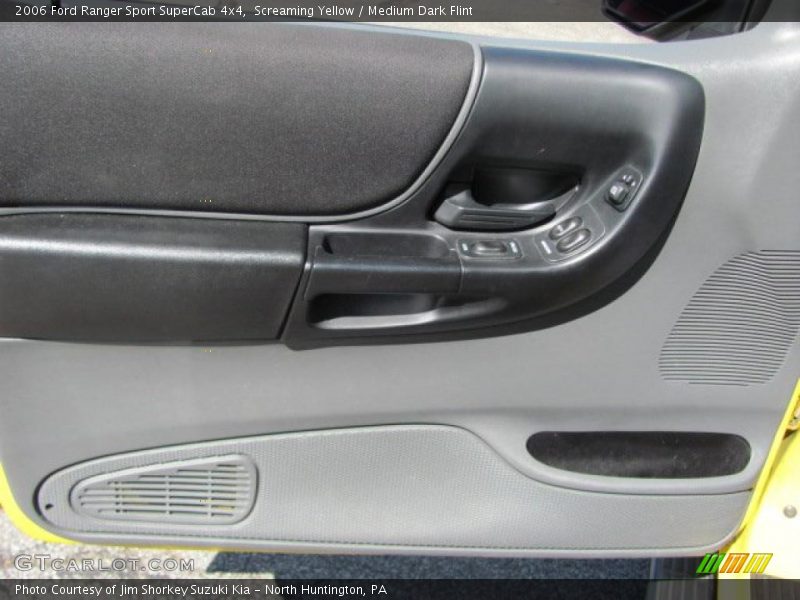 Screaming Yellow / Medium Dark Flint 2006 Ford Ranger Sport SuperCab 4x4
