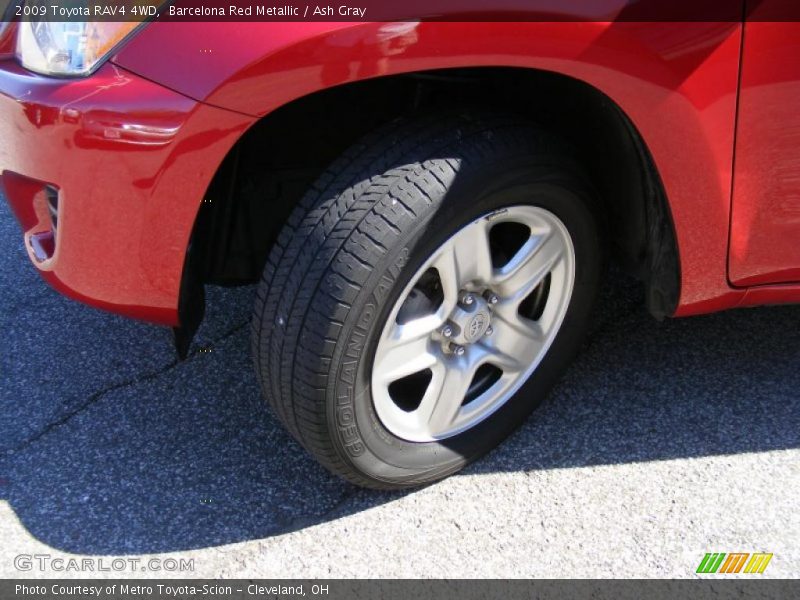 Barcelona Red Metallic / Ash Gray 2009 Toyota RAV4 4WD