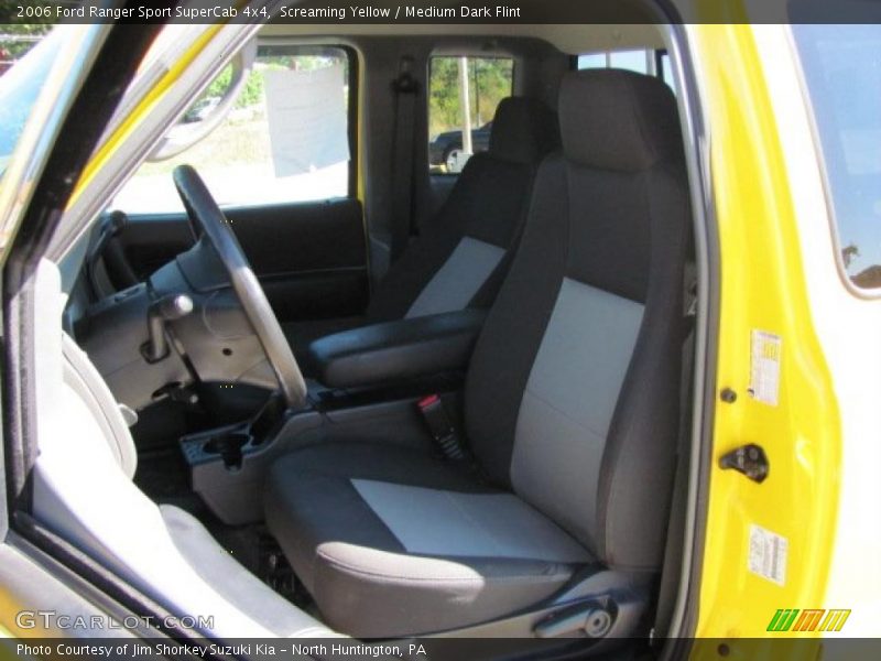 Screaming Yellow / Medium Dark Flint 2006 Ford Ranger Sport SuperCab 4x4