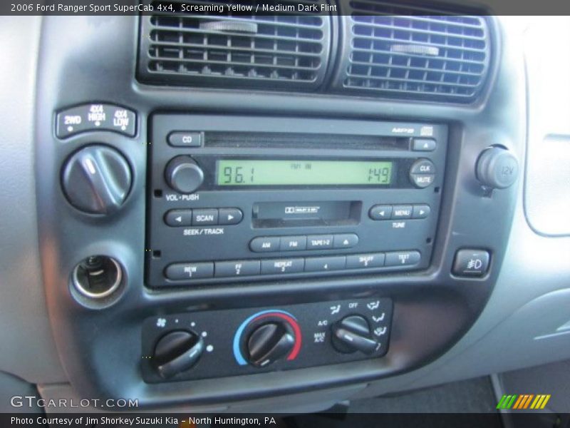 Screaming Yellow / Medium Dark Flint 2006 Ford Ranger Sport SuperCab 4x4