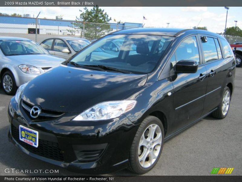 Brilliant Black / Black 2009 Mazda MAZDA5 Sport