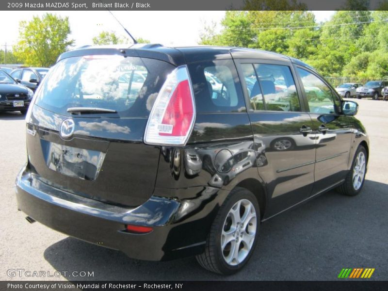 Brilliant Black / Black 2009 Mazda MAZDA5 Sport