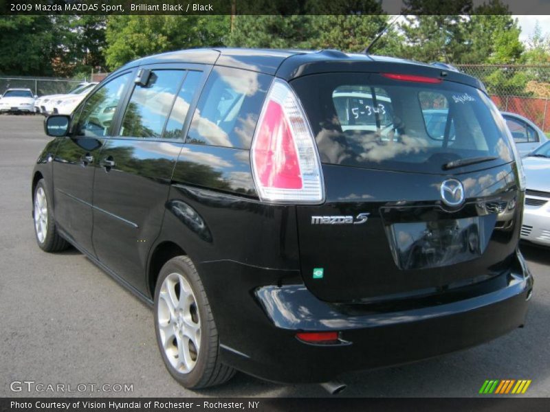 Brilliant Black / Black 2009 Mazda MAZDA5 Sport