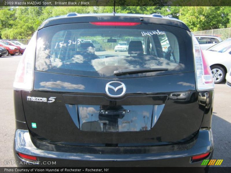 Brilliant Black / Black 2009 Mazda MAZDA5 Sport