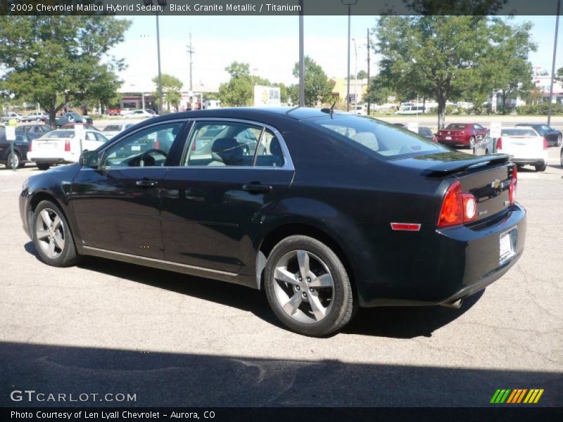 Black Granite Metallic / Titanium 2009 Chevrolet Malibu Hybrid Sedan