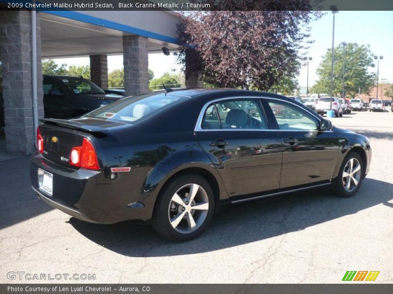 Black Granite Metallic / Titanium 2009 Chevrolet Malibu Hybrid Sedan