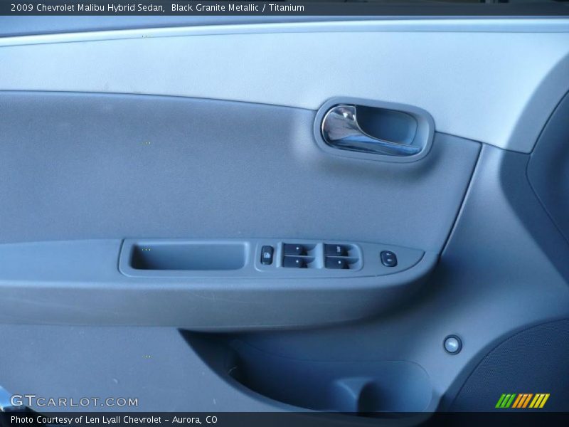 Black Granite Metallic / Titanium 2009 Chevrolet Malibu Hybrid Sedan