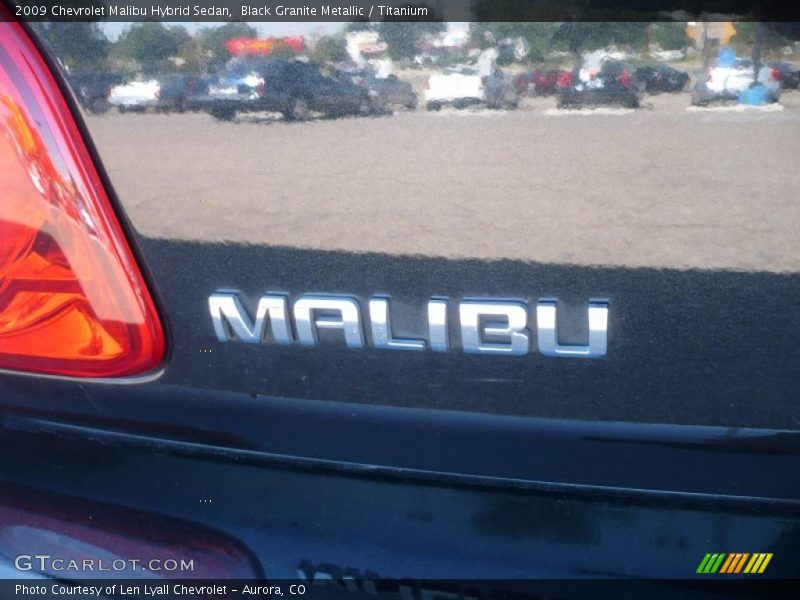 Black Granite Metallic / Titanium 2009 Chevrolet Malibu Hybrid Sedan