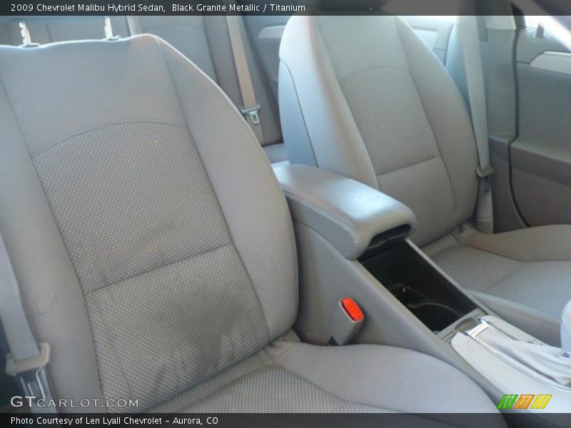Black Granite Metallic / Titanium 2009 Chevrolet Malibu Hybrid Sedan