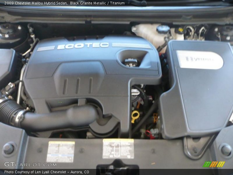 Black Granite Metallic / Titanium 2009 Chevrolet Malibu Hybrid Sedan