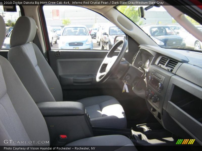 Inferno Red Crystal Pearl / Dark Slate Gray/Medium Slate Gray 2010 Dodge Dakota Big Horn Crew Cab 4x4