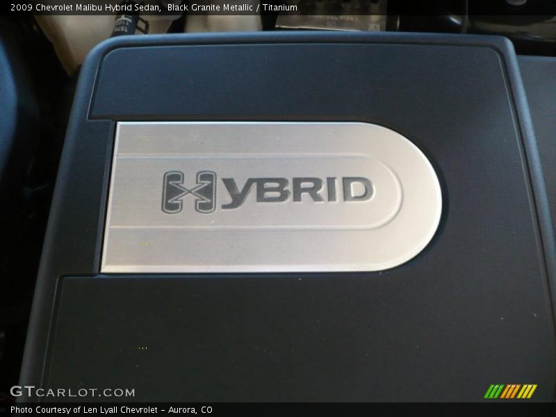 Black Granite Metallic / Titanium 2009 Chevrolet Malibu Hybrid Sedan