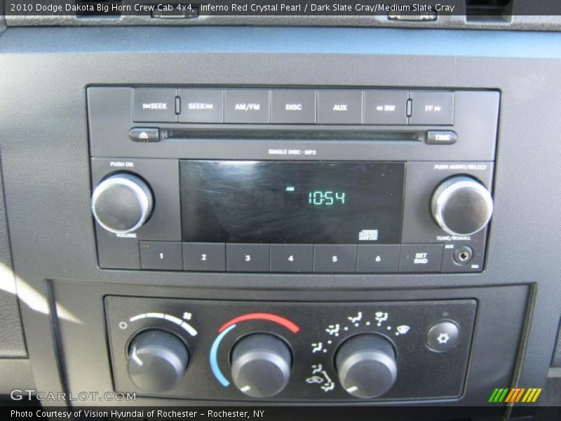 Inferno Red Crystal Pearl / Dark Slate Gray/Medium Slate Gray 2010 Dodge Dakota Big Horn Crew Cab 4x4