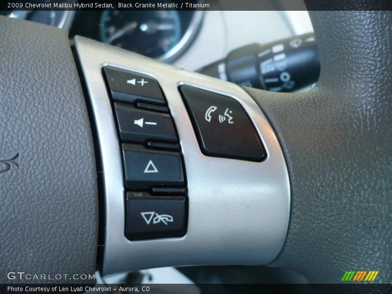 Black Granite Metallic / Titanium 2009 Chevrolet Malibu Hybrid Sedan