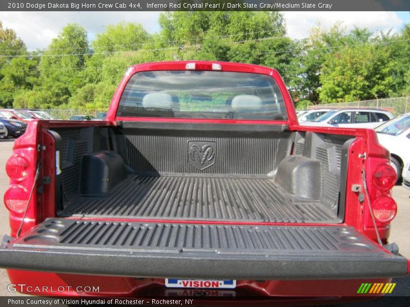 Inferno Red Crystal Pearl / Dark Slate Gray/Medium Slate Gray 2010 Dodge Dakota Big Horn Crew Cab 4x4