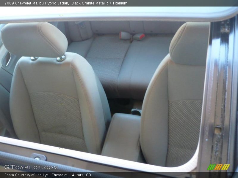 Black Granite Metallic / Titanium 2009 Chevrolet Malibu Hybrid Sedan