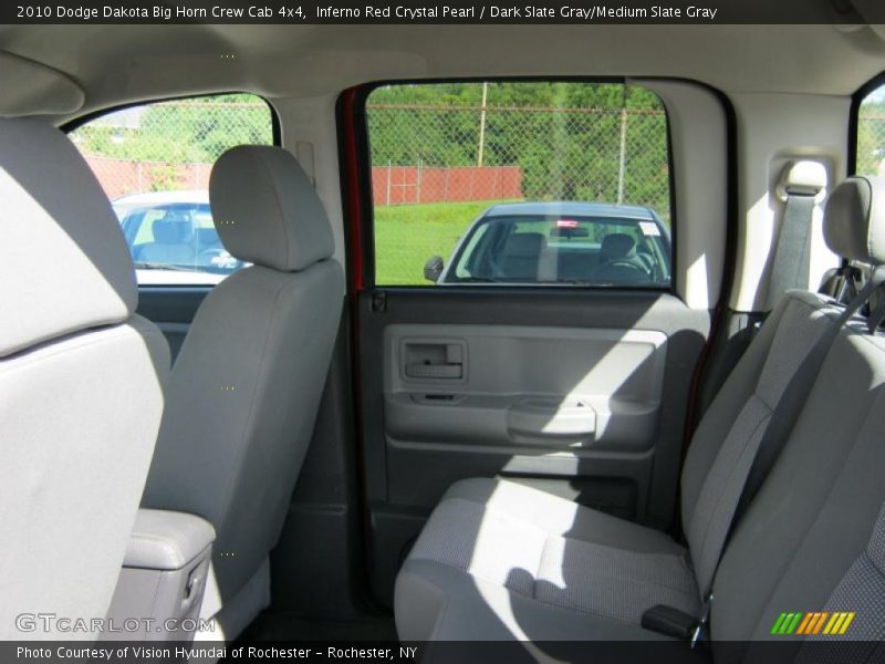 Inferno Red Crystal Pearl / Dark Slate Gray/Medium Slate Gray 2010 Dodge Dakota Big Horn Crew Cab 4x4